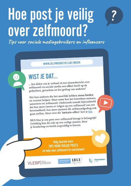 Hoe post je veilig over zelfmoord? Tips voor sociale mediagebruikers en influencers