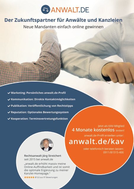 KAV MAGAZIN - Ausgabe 01/2021