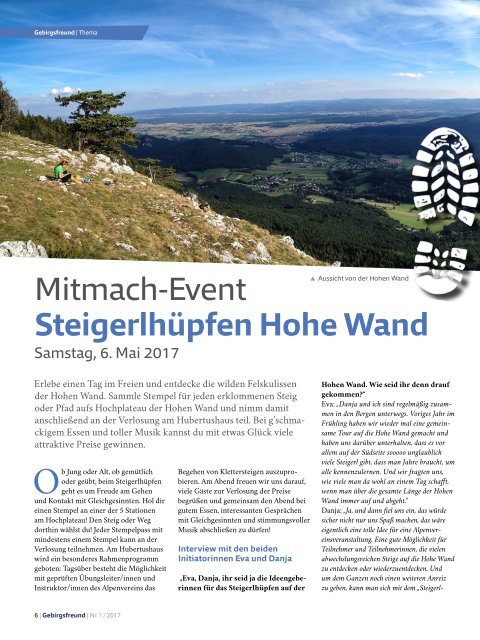 Gebirgsfreund Nr. 1/2017