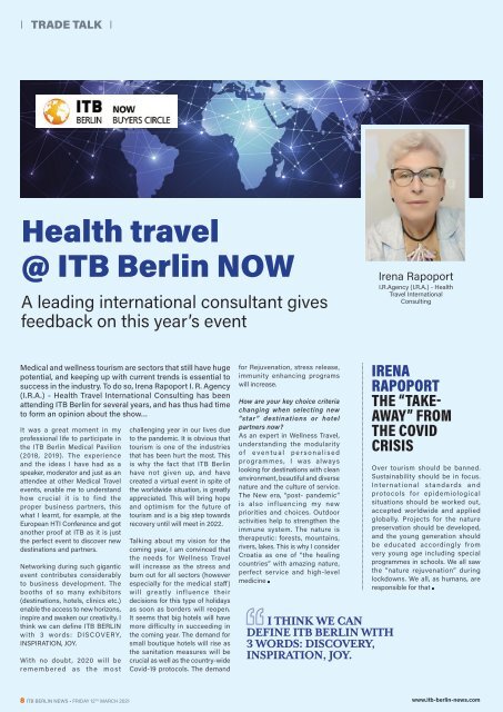 ITB Berlin News 2021 - Day 4 Edition 