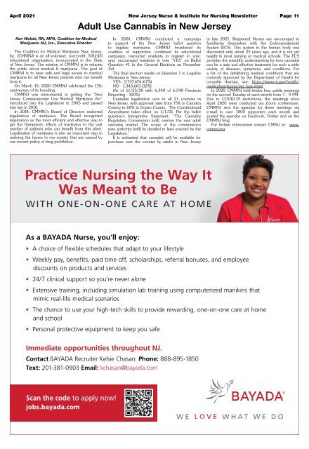 New Jersey Nurse - April 2021