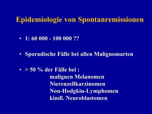 Kappauf, Spontanremissionen bei krebserkrankungen (4 ... - LSF Graz