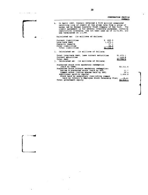 Profiles of Existing Government Corporations - US Government ...