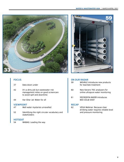 Water & Wastewater Asia March/April 2021