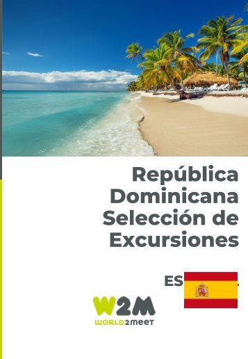 W2M República Dominicana seleccion de excursiones - Español