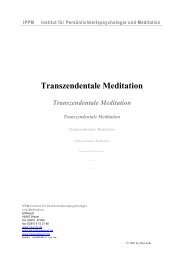 Transzendentale Meditation - TM independent