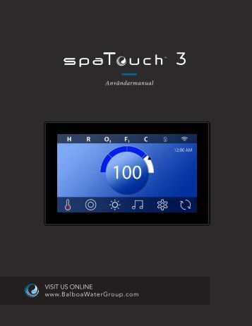 Spatouch3 SP3 användarmanual