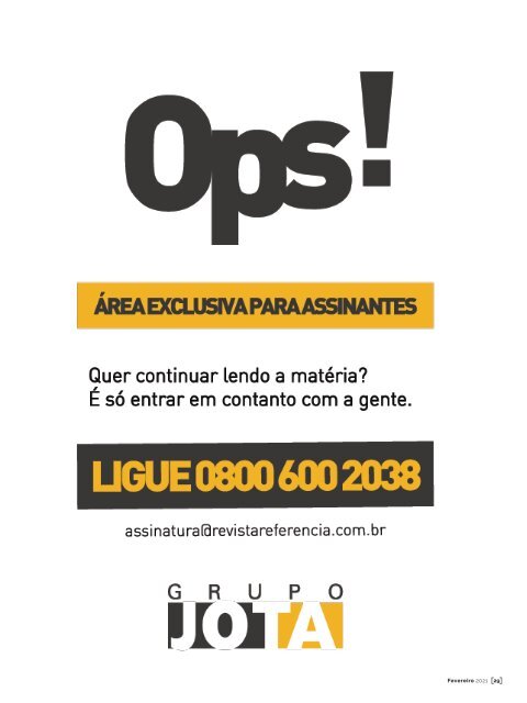  *Fevereiro:2021 Referência Florestal 226 OPS