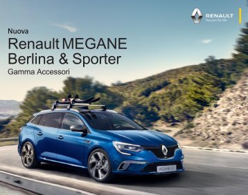 Accessori Renault Megane 4a serie Berlina & Sporter