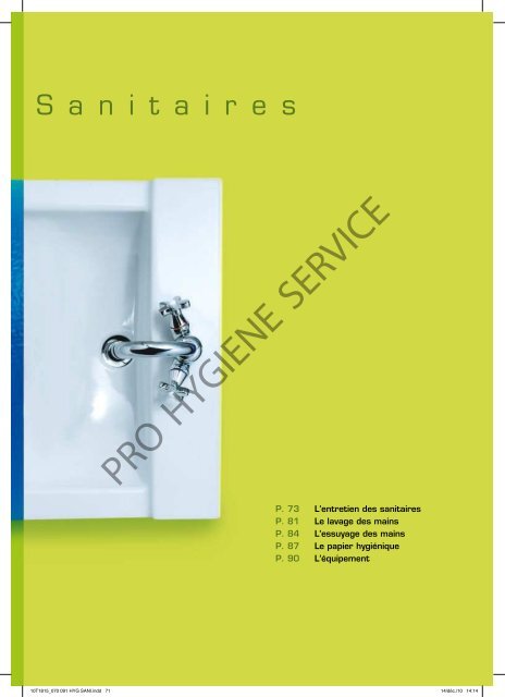 vos attentes nos réponses - pro hygiene service