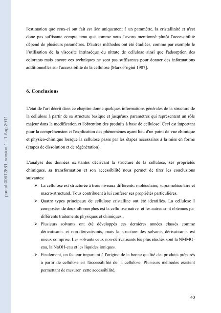 Evaluation des paramètres physiques et physico-chimiques qui ...