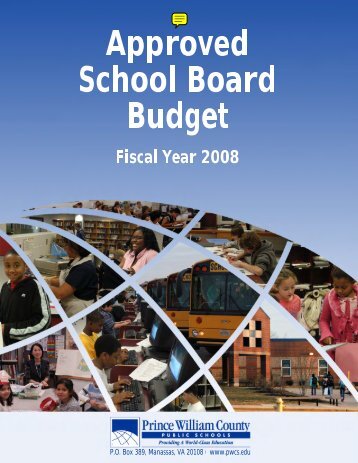 FY 2008 Approved Budget - Prince William County Public Schools