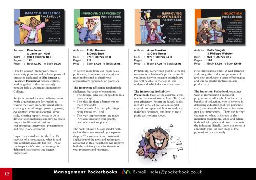 here - Management Pocketbooks