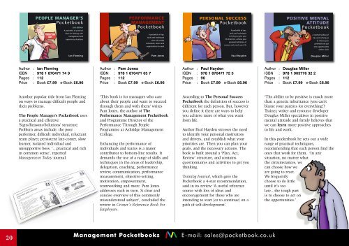 here - Management Pocketbooks