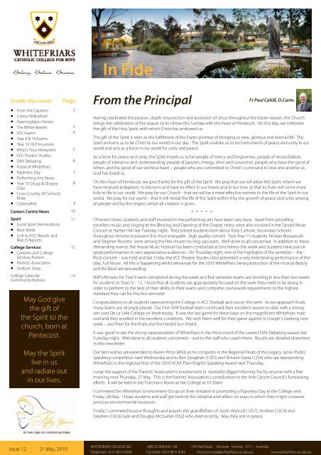 Issue No. 12 - May 21, 2010 - Whitefriars