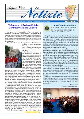 Acqua Viva Notizie - Webdiocesi