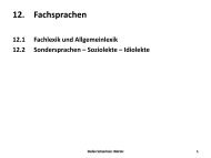 intrafachliche Fachsprachwortschatz