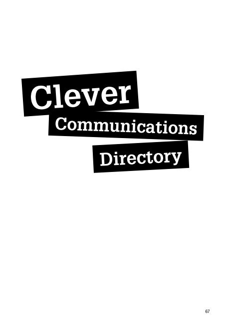 Clever Communications - Voluntary Action Media Unit
