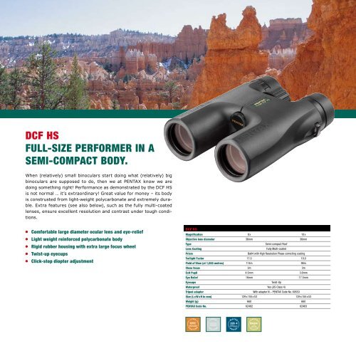 Binoculars - PENTAX Sport-Optics