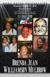 Brenda Muldrow Memorial Program