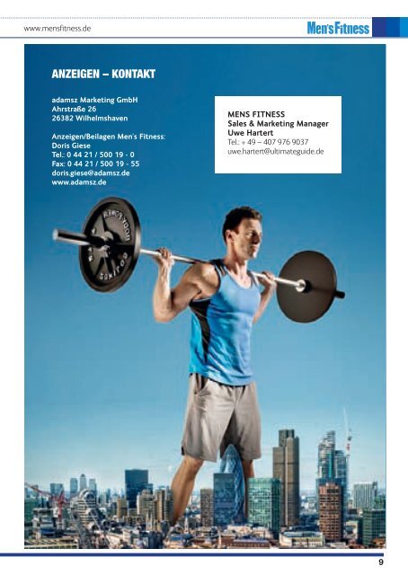 Men´s Fitness Mediadaten 2012 - adamsz Marketing GmbH