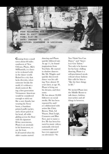 The Middle Room Issue #1