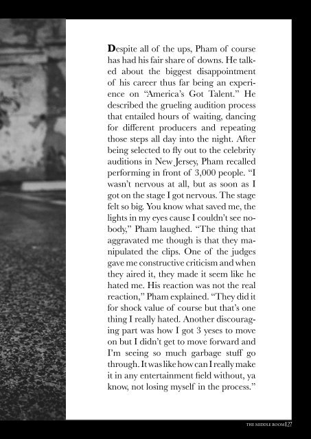 The Middle Room Issue #1
