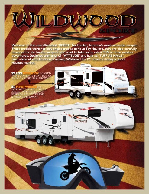 2011 Wildwood Sport Brochure - Family RV Center