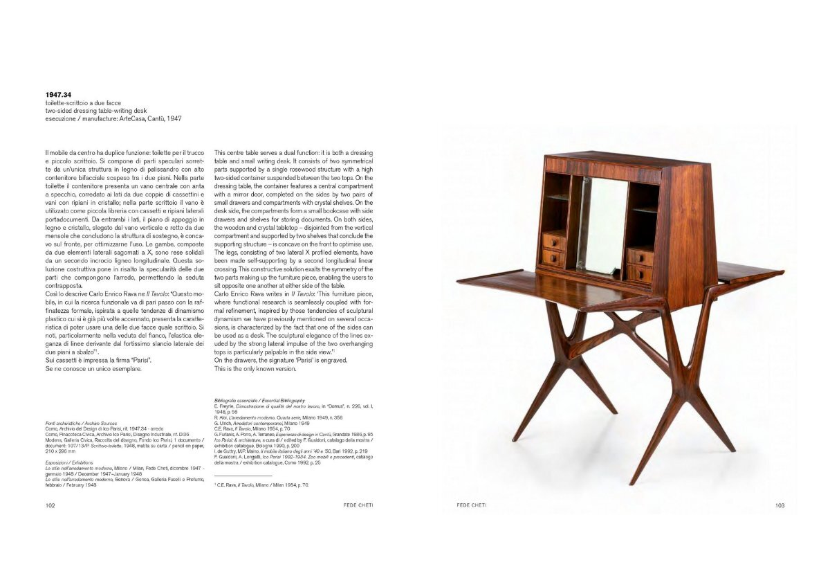 Ico Parisi Design. Catalogue raisonné 1936-1960 - Silvana