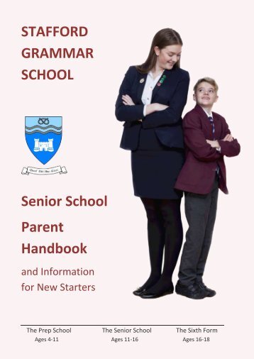 Parent Handbook Stafford Grammar School