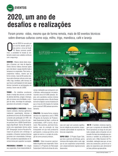 Jornal Cocamar Janeiro 2021