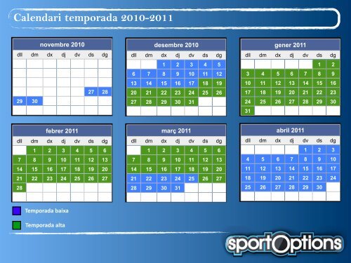 Setmanes blanques a Andorra - Sport Options