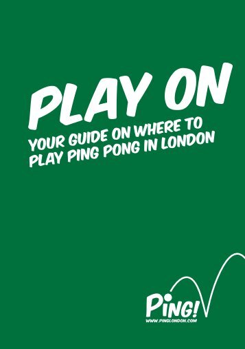 Your guide on where to play ping pong in London