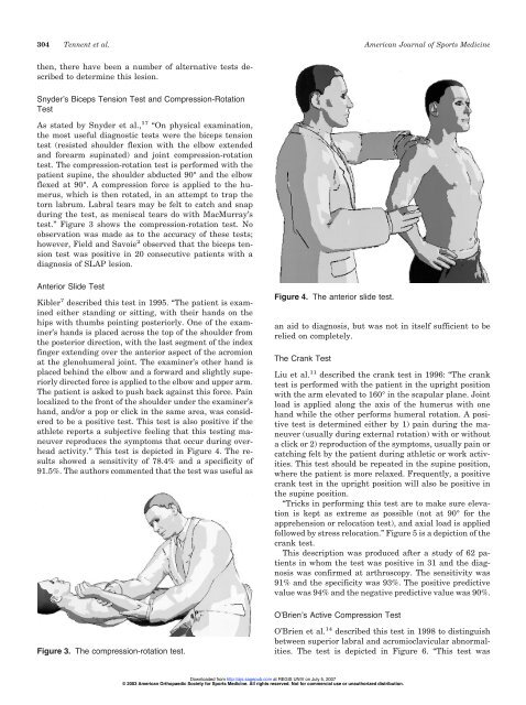 Medicine American Journal of Sports