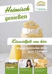 Heimisch genießen | Käsevielfalt von hier