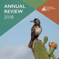 2018 Annual Review - Galapagos Conservation Trust 