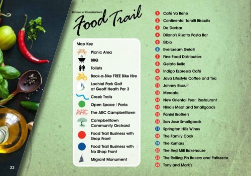 2021 Flavours of Campbelltown Food Trail Booklet