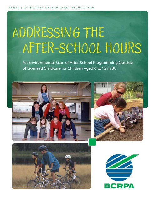 BCRPA Report: Addressing the after-school hours - Middle ...