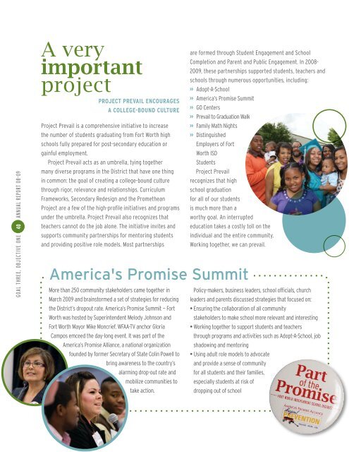 08-09 FWISD Annual Report - Fort Worth ISD