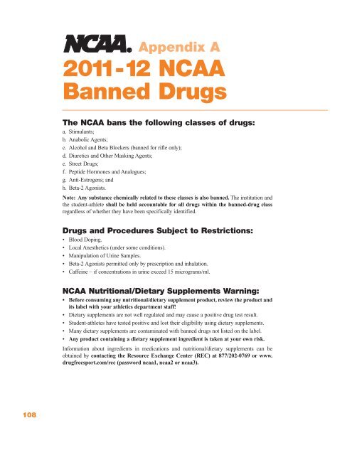 Sports Medicine Handbook - NCAA