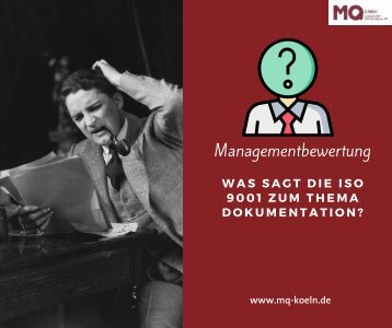 Managementbewertung und dokumentierte Information