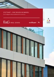 E & G Real Estate: Büromarktbericht 2020-2021 Stuttgart - eine Region im Wandel