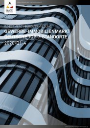 German Property Partners: Marktbericht Büro & Investment 2020