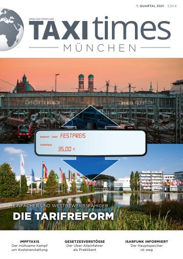 Taxi Times München - 1. Quartal 2021