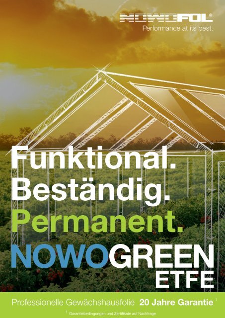 NOWOFOL Nowogreen ETFE 