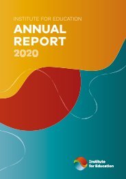 IfE - Annual Report 2020