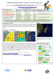 WIO bleaching alert-21-03-15