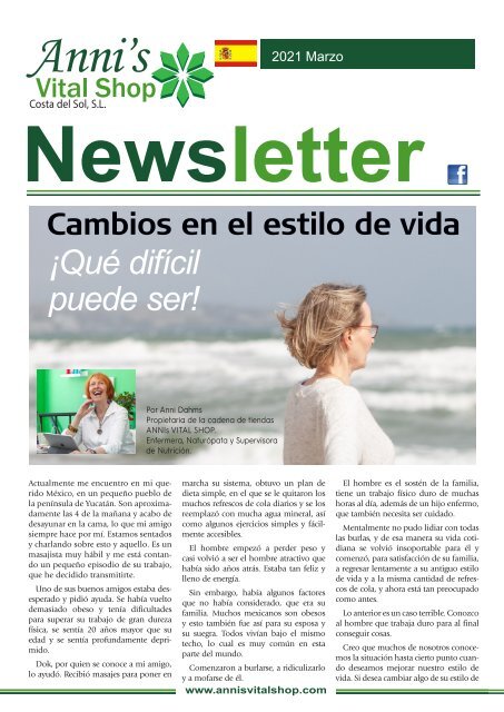 Cambios en el estilo de vida