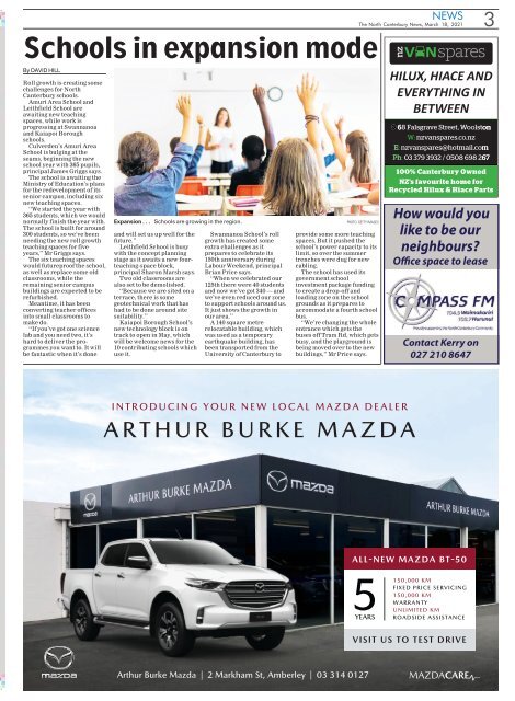 North Canterbury News: March 18, 2021