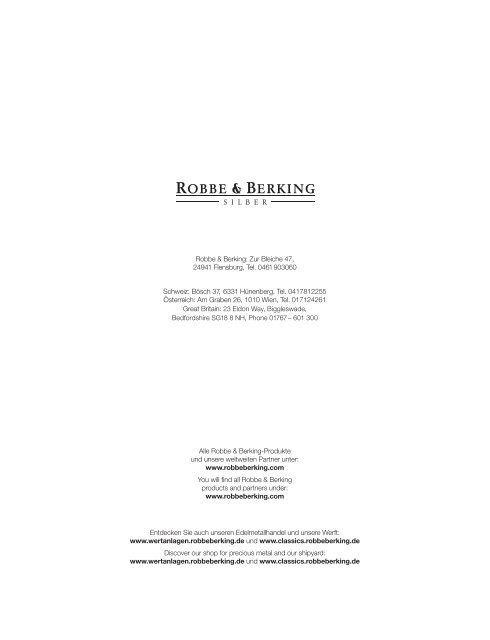Robbe & Berking: Silberbesteck